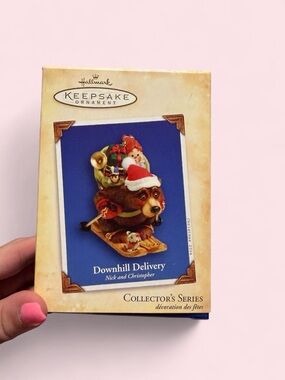 Hallmark Keepsake Ornament Downhill Delivery - Nick & Christopher